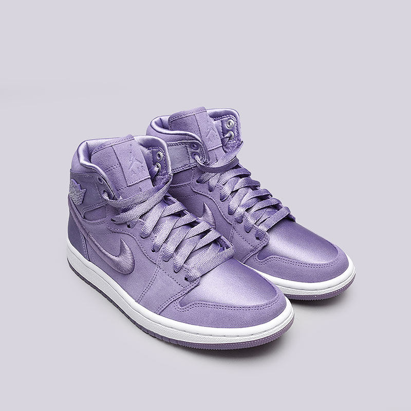 женские фиолетовые кроссовки Jordan WMNS 1 Ret High Soh AO1847-540 - цена, описание, фото 2
